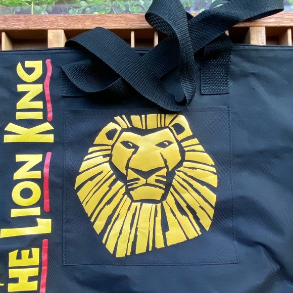 The Lion King Broadway Musical, Zippered Tote Bag. - Picture 2 of 3